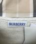 中古・古着 BURBERRY (バーバリー) 8113913　スウェットポンチョ ライトグレー サイズ:M 未使用品：25000円