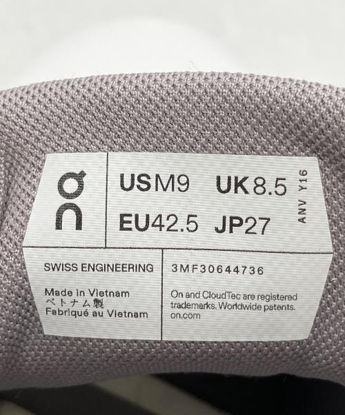 on（オン）On (オン) THE ROGER ADVANTAGE　スニーカー ホワイト サイズ:27cmの古着・服飾アイテム