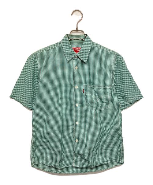 JUNYA WATANABE（ジュンヤワタナベ）JUNYA WATANABE (ジュンヤワタナベ) LEVI'S (リーバイス) 半袖シャツ グリーン サイズ:SSの古着・服飾アイテム