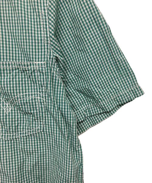 JUNYA WATANABE（ジュンヤワタナベ）JUNYA WATANABE (ジュンヤワタナベ) LEVI'S (リーバイス) 半袖シャツ グリーン サイズ:SSの古着・服飾アイテム