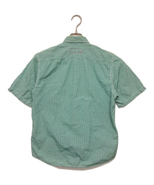 JUNYA WATANABE（ジュンヤワタナベ）JUNYA WATANABE (ジュンヤワタナベ) LEVI'S (リーバイス) 半袖シャツ グリーン サイズ:SSの古着・服飾アイテム
