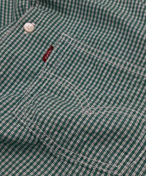 JUNYA WATANABE（ジュンヤワタナベ）JUNYA WATANABE (ジュンヤワタナベ) LEVI'S (リーバイス) 半袖シャツ グリーン サイズ:SSの古着・服飾アイテム