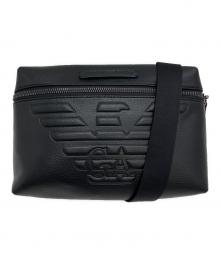 EMPORIO ARMANI（エンポリオアルマーニ）の古着「イーグルロゴ　ショルダーバッグ」｜ブラック
