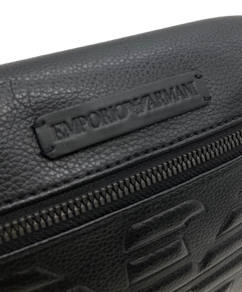 EMPORIO ARMANI（エンポリオアルマーニ）EMPORIO ARMANI (エンポリオアルマーニ) イーグルロゴ　ショルダーバッグ ブラックの古着・服飾アイテム