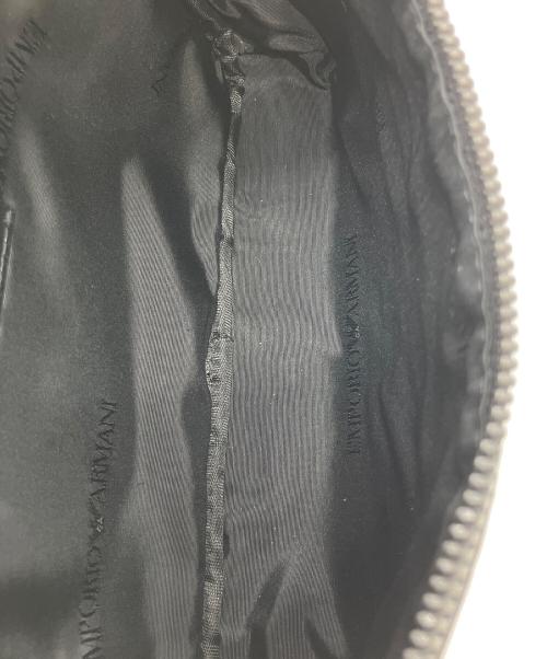 EMPORIO ARMANI（エンポリオアルマーニ）EMPORIO ARMANI (エンポリオアルマーニ) イーグルロゴ　ショルダーバッグ ブラックの古着・服飾アイテム