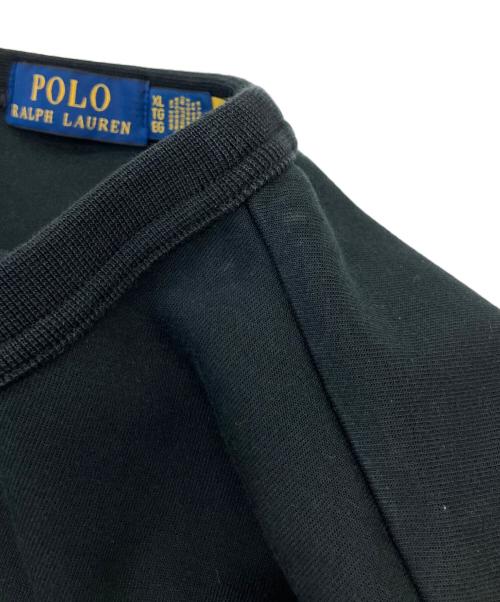 POLO RALPH LAUREN（ポロ・ラルフローレン）POLO RALPH LAUREN (ポロ・ラルフローレン) 半袖スウェット ブラック サイズ:XLの古着・服飾アイテム