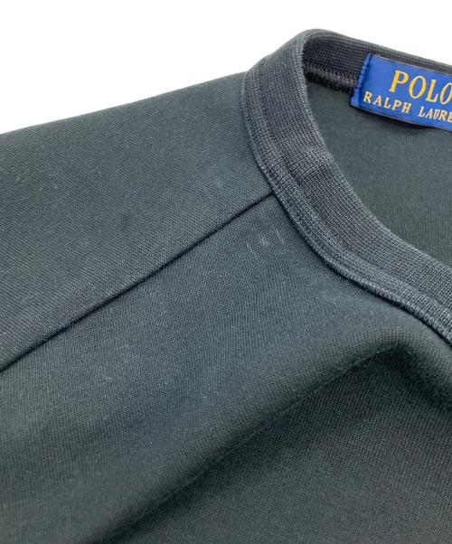 POLO RALPH LAUREN（ポロ・ラルフローレン）POLO RALPH LAUREN (ポロ・ラルフローレン) 半袖スウェット ブラック サイズ:XLの古着・服飾アイテム