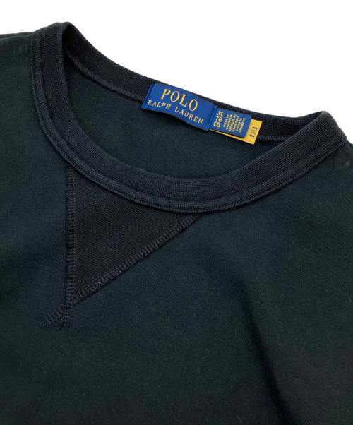 POLO RALPH LAUREN（ポロ・ラルフローレン）POLO RALPH LAUREN (ポロ・ラルフローレン) 半袖スウェット ブラック サイズ:XLの古着・服飾アイテム