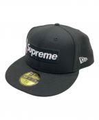New Era×SUPREMEニューエラ×シュプリーム）の古着「キャップ ピンクリボン」｜ブラック