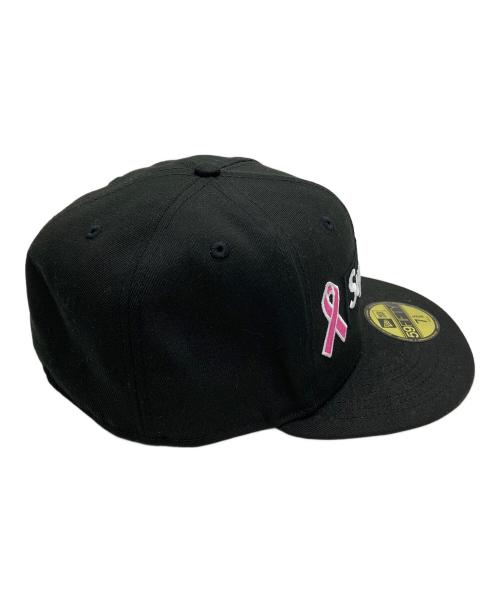 New Era（ニューエラ）New Era (ニューエラ) SUPREME (シュプリーム) キャップ ピンクリボン ブラック サイズ:60.6cmの古着・服飾アイテム