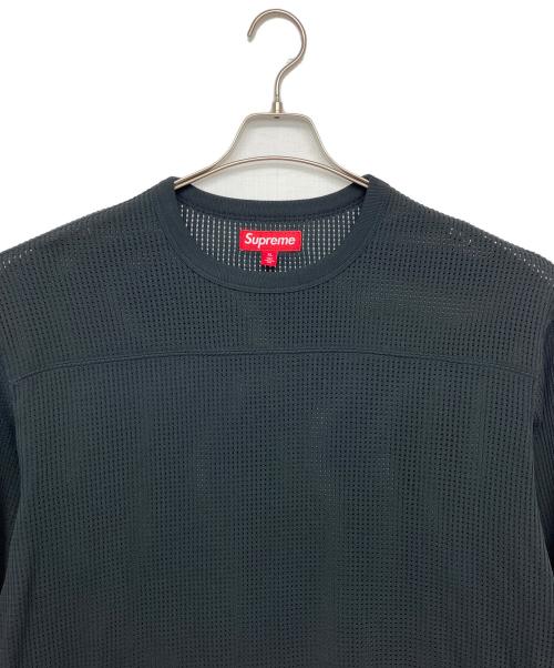 SUPREME（シュプリーム）SUPREME (シュプリーム) Polartec Mesh L/S Football Top　25SS　 ブラック サイズ:XL 未使用品の古着・服飾アイテム