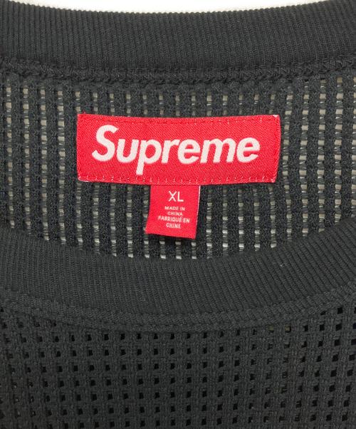 SUPREME（シュプリーム）SUPREME (シュプリーム) Polartec Mesh L/S Football Top　25SS　 ブラック サイズ:XL 未使用品の古着・服飾アイテム