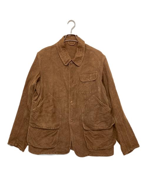 COMOLI（コモリ）COMOLI (コモリ) V01-01011　22SS　ヘンプダックハンティングジャケット ブラウン サイズ:３の古着・服飾アイテム