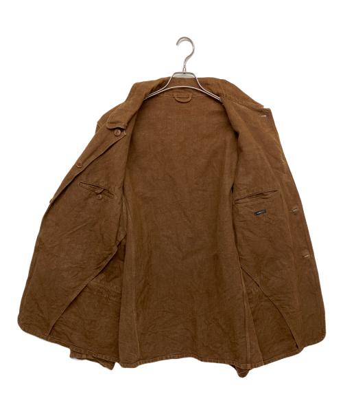 COMOLI（コモリ）COMOLI (コモリ) V01-01011　22SS　ヘンプダックハンティングジャケット ブラウン サイズ:３の古着・服飾アイテム