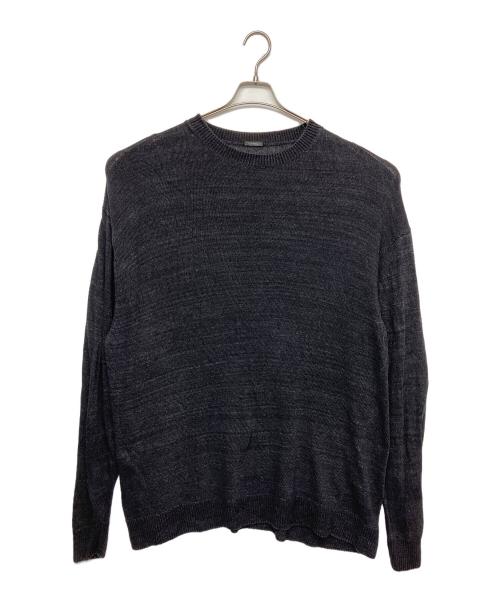 COMOLI（コモリ）COMOLI (コモリ) 7G クルーネックニット ブラック サイズ:３の古着・服飾アイテム