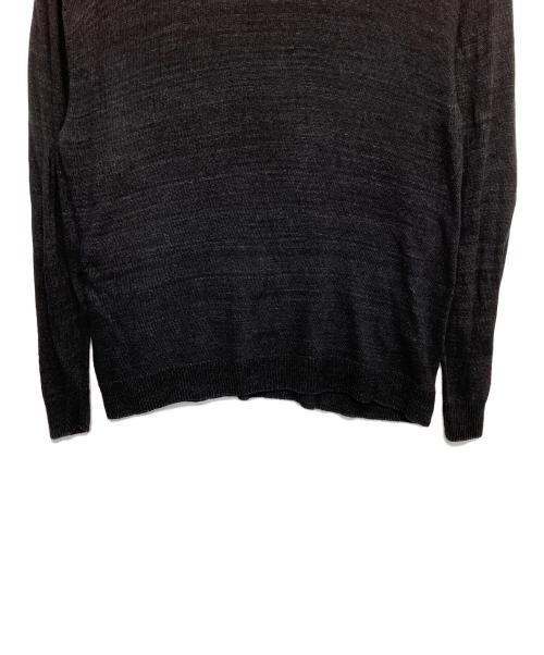 COMOLI（コモリ）COMOLI (コモリ) 7G クルーネックニット ブラック サイズ:３の古着・服飾アイテム