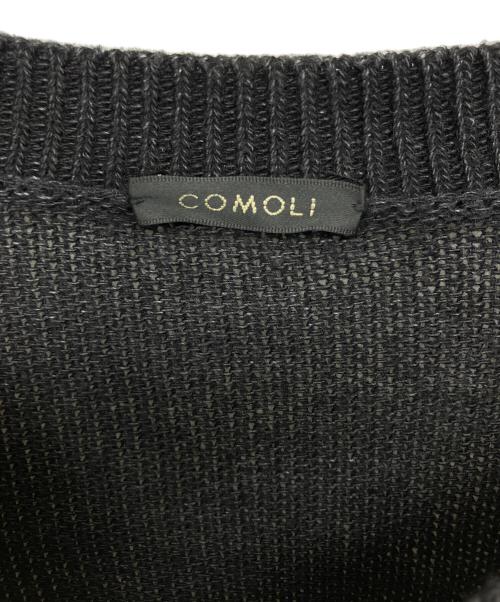COMOLI（コモリ）COMOLI (コモリ) 7G クルーネックニット ブラック サイズ:３の古着・服飾アイテム