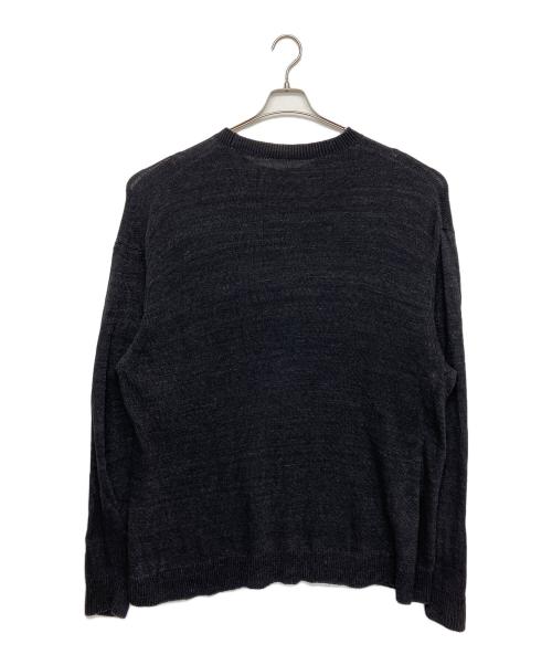 COMOLI（コモリ）COMOLI (コモリ) 7G クルーネックニット ブラック サイズ:３の古着・服飾アイテム