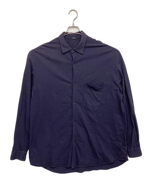 COMOLI（コモリ）COMOLI (コモリ) X01-05016　コットンジャージコモリシャツ ネイビー サイズ:３の古着・服飾アイテム