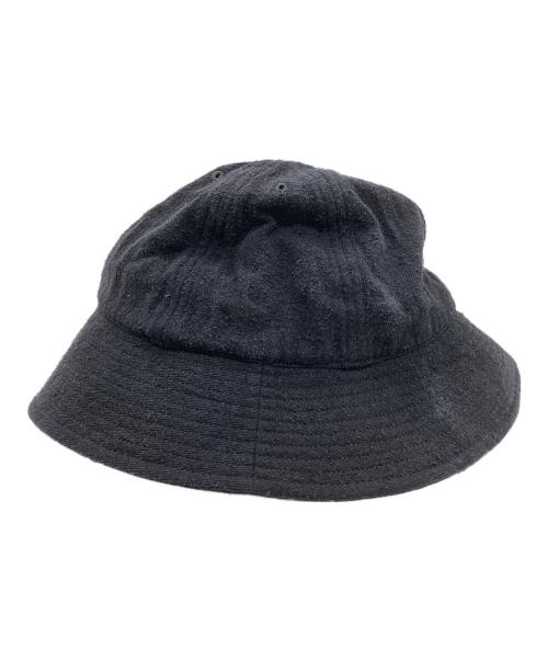 COMOLI（コモリ）COMOLI (コモリ) シルクネップハット ブラックの古着・服飾アイテム