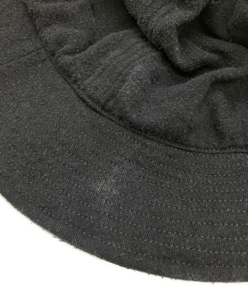 COMOLI（コモリ）COMOLI (コモリ) シルクネップハット ブラックの古着・服飾アイテム