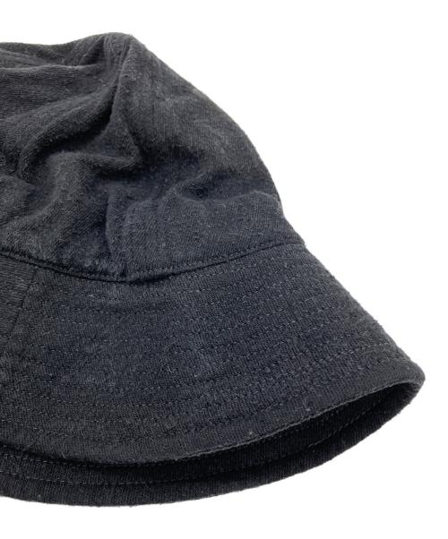 COMOLI（コモリ）COMOLI (コモリ) シルクネップハット ブラックの古着・服飾アイテム