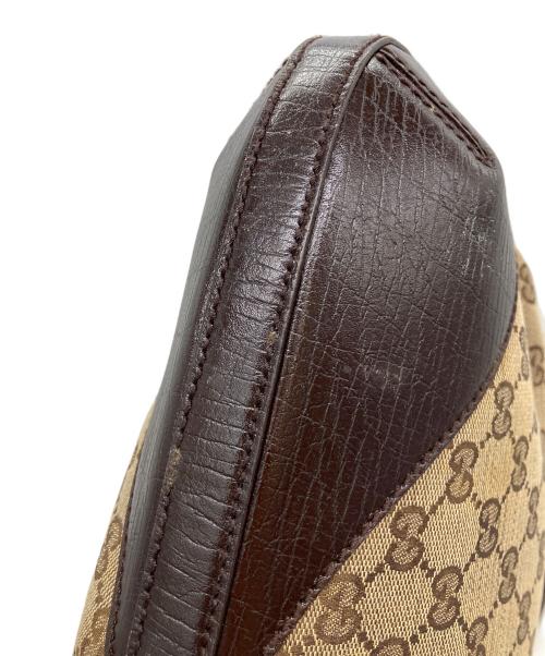GUCCI（グッチ）GUCCI (グッチ) ホースビットセミショルダーバッグ ブラウンの古着・服飾アイテム