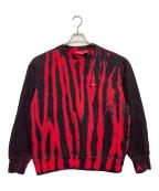 SUPREMEシュプリーム）の古着「Small Box Crewneck Red Dye　21AW　スウェット」｜レッド×ブラック