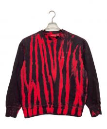 SUPREME（シュプリーム）の古着「Small Box Crewneck Red Dye　21AW　スウェット」｜レッド×ブラック
