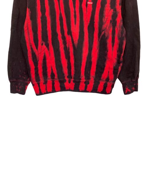 SUPREME（シュプリーム）SUPREME (シュプリーム) Small Box Crewneck Red Dye　21AW　スウェット レッド×ブラック サイズ:Mの古着・服飾アイテム