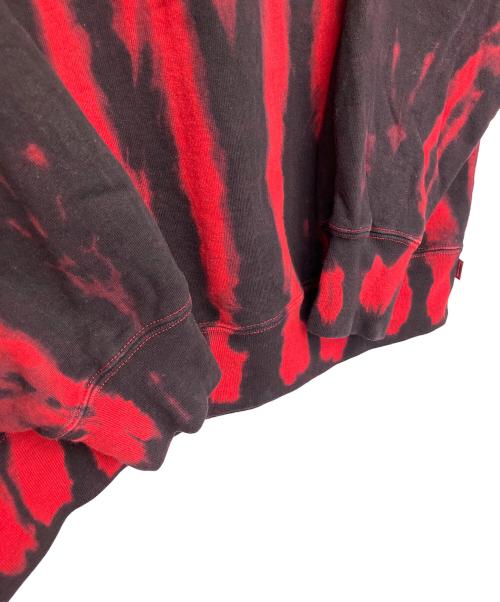 SUPREME（シュプリーム）SUPREME (シュプリーム) Small Box Crewneck Red Dye　21AW　スウェット レッド×ブラック サイズ:Mの古着・服飾アイテム