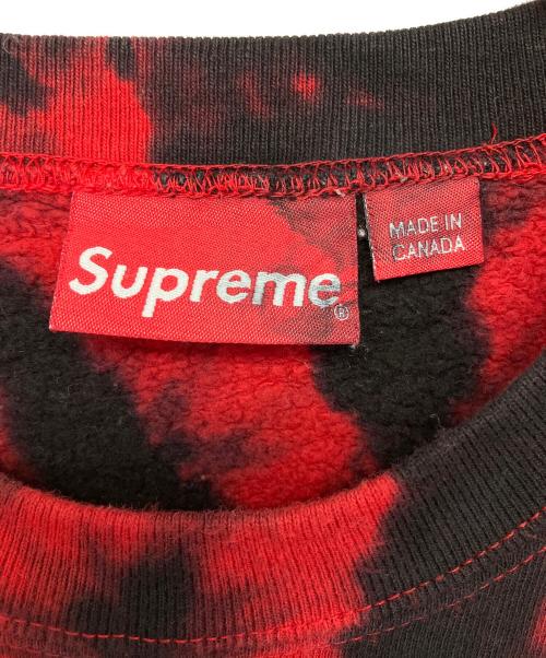 SUPREME（シュプリーム）SUPREME (シュプリーム) Small Box Crewneck Red Dye　21AW　スウェット レッド×ブラック サイズ:Mの古着・服飾アイテム