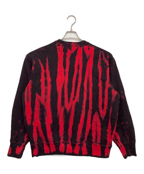 SUPREME（シュプリーム）SUPREME (シュプリーム) Small Box Crewneck Red Dye　21AW　スウェット レッド×ブラック サイズ:Mの古着・服飾アイテム