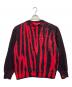SUPREME（シュプリーム）の古着「Small Box Crewneck Red Dye　21AW　スウェット」｜レッド×ブラック