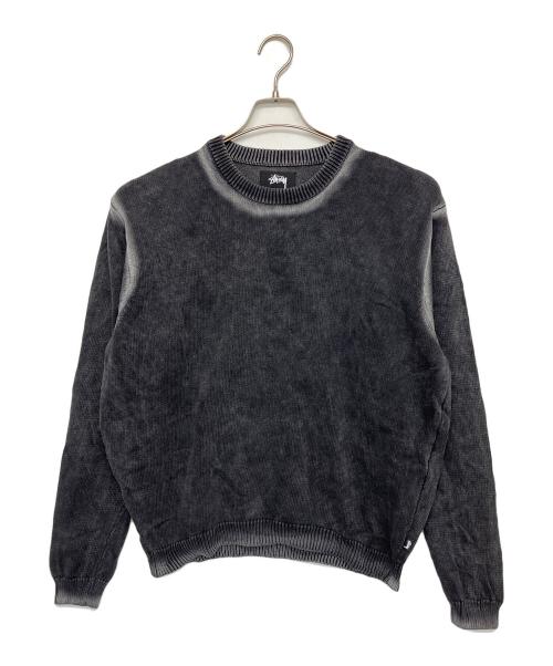 stussy（ステューシー）stussy (ステューシー) FA24　117239　Faded Cotton Crew グレー サイズ:Mの古着・服飾アイテム