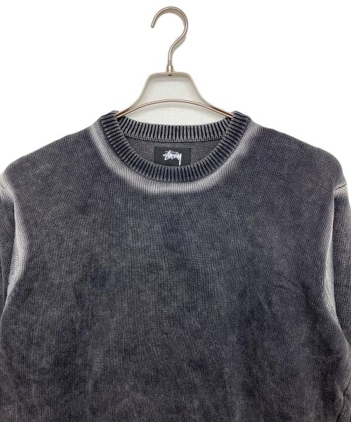 stussy（ステューシー）stussy (ステューシー) FA24　117239　Faded Cotton Crew グレー サイズ:Mの古着・服飾アイテム