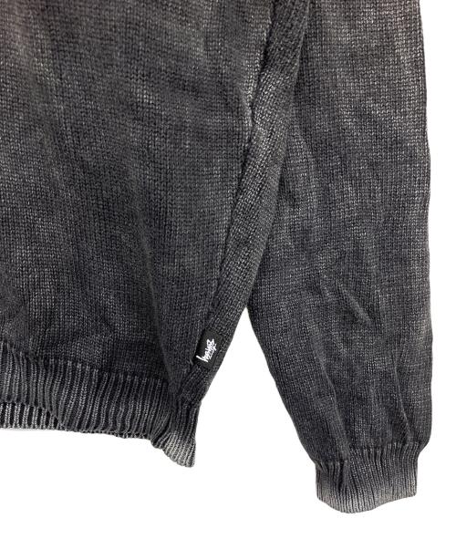 stussy（ステューシー）stussy (ステューシー) FA24　117239　Faded Cotton Crew グレー サイズ:Mの古着・服飾アイテム