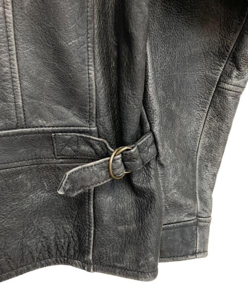 Eddie Bauer（エディーバウアー）Eddie Bauer (エディーバウアー) レザージャケット ブラック サイズ:Sの古着・服飾アイテム