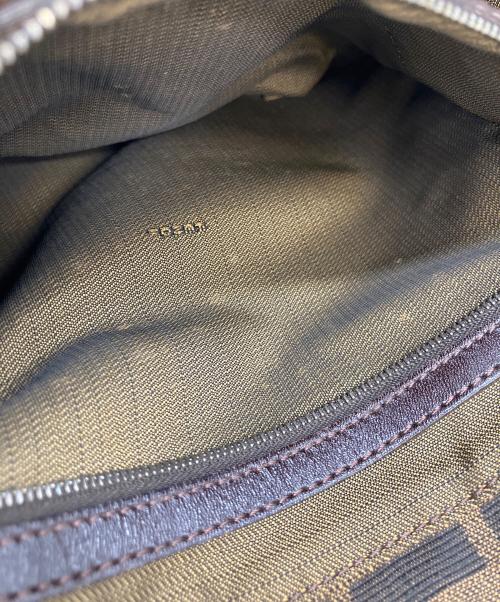 FENDI（フェンディ）FENDI (フェンディ) ズッカ ハンドバッグ ブラウンの古着・服飾アイテム