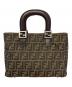 FENDI（フェンディ）の古着「ズッカ ハンドバッグ」｜ブラウン