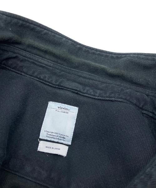 VISVIM（ビズビム）VISVIM (ビズビム) black elk flannel shirt ブラック サイズ:３の古着・服飾アイテム