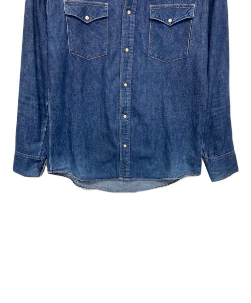 VISVIM（ビズビム）VISVIM (ビズビム) デニムシャツ インディゴ サイズ:3の古着・服飾アイテム