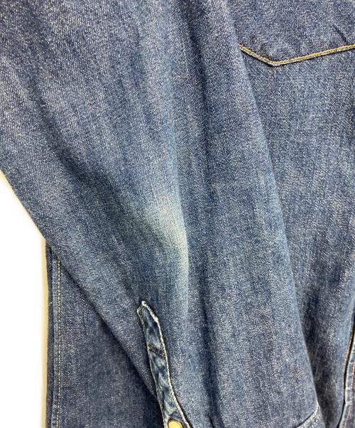 VISVIM（ビズビム）VISVIM (ビズビム) デニムシャツ インディゴ サイズ:3の古着・服飾アイテム