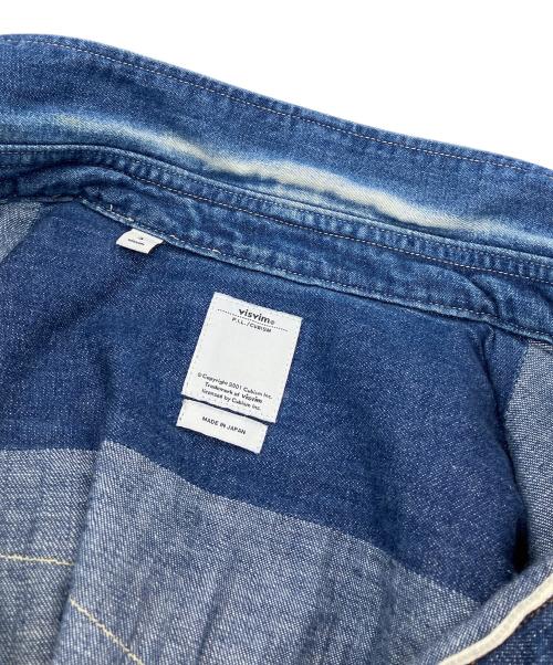 VISVIM（ビズビム）VISVIM (ビズビム) デニムシャツ インディゴ サイズ:3の古着・服飾アイテム