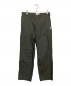 WTAPSダブルタップス）の古着「22AW CREASE/TROUSERS/CTPL.TWILL　パンツ」｜グリーン