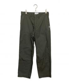 WTAPS（ダブルタップス）の古着「22AW CREASE/TROUSERS/CTPL.TWILL　パンツ」｜グリーン