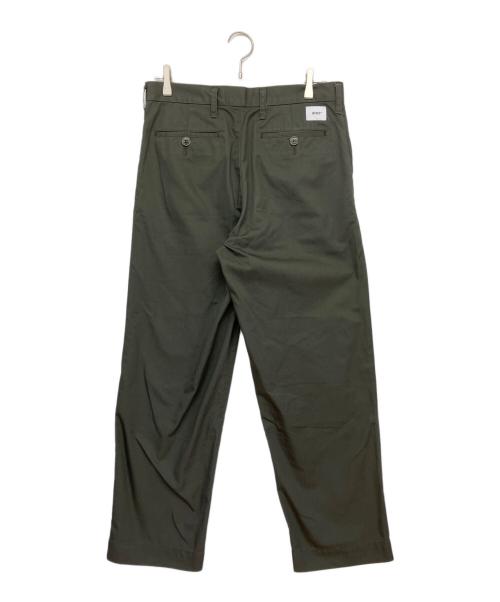 WTAPS（ダブルタップス）WTAPS (ダブルタップス) 22AW CREASE/TROUSERS/CTPL.TWILL　パンツ グリーン サイズ:X02の古着・服飾アイテム