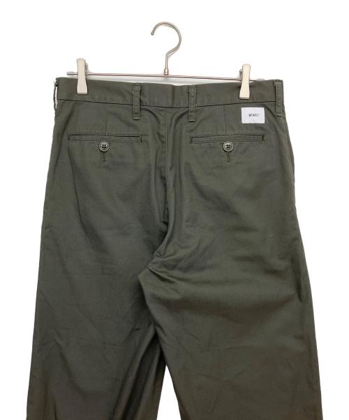 WTAPS（ダブルタップス）WTAPS (ダブルタップス) 22AW CREASE/TROUSERS/CTPL.TWILL　パンツ グリーン サイズ:X02の古着・服飾アイテム