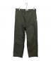 WTAPS（ダブルタップス）の古着「22AW CREASE/TROUSERS/CTPL.TWILL　パンツ」｜グリーン