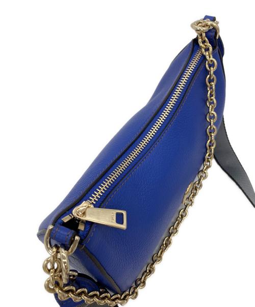 FURLA（フルラ）FURLA (フルラ) プリムラ ショルダーバッグ ブルーの古着・服飾アイテム